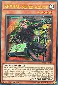 SPYRAL Super Agent TDIL-EN086 1st Edition Yu-Gi-Oh card from The Dark Illusion