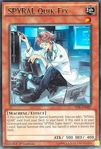 SPYRAL Quik-Fix TDIL-EN087 Yu-Gi-Oh card from The Dark Illusion