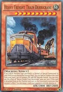 Heavy Freight Train Derricrane TDIL-EN090 1st Edition Yu-Gi-Oh card from The Dark Illusion