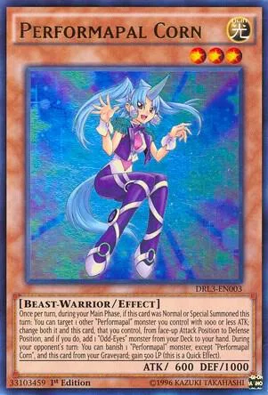 Performapal Corn DRL3-EN003 Yu-Gi-Oh card from Dragons of Legend: Unleashed