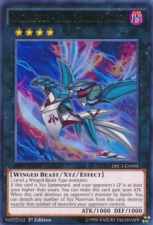 Raidraptor - Blade Burner Falcon DRL3-EN005 Yu-Gi-Oh card from Dragons of Legend: Unleashed