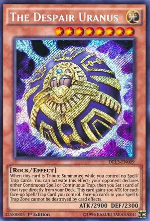 The Despair Uranus DRL3-EN009 Yu-Gi-Oh card from Dragons of Legend: Unleashed