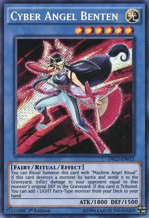 Cyber Angel Benten DRL3-EN012 Yu-Gi-Oh card from Dragons of Legend: Unleashed