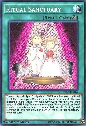 Ritual Sanctuary DRL3-EN016 Yu-Gi-Oh card from Dragons of Legend: Unleashed
