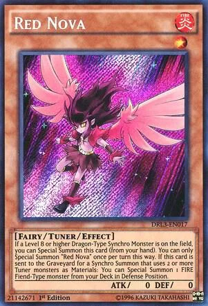 Red Nova DRL3-EN017 Yu-Gi-Oh card from Dragons of Legend: Unleashed