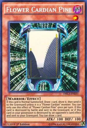 Flower Cardian Pine DRL3-EN031 Yu-Gi-Oh card from Dragons of Legend: Unleashed