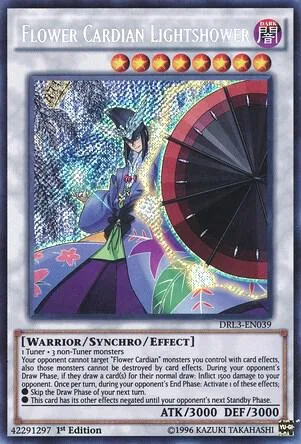 Flower Cardian Lightshower DRL3-EN039 Yu-Gi-Oh card from Dragons of Legend: Unleashed