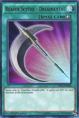 Reaper Scythe - Dreadscythe DRL3-EN050 Yu-Gi-Oh card from Dragons of Legend: Unleashed