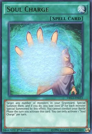 Soul Charge DRL3-EN051 Yu-Gi-Oh card from Dragons of Legend: Unleashed