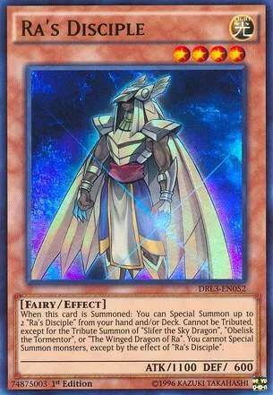 Ra's Disciple DRL3-EN052 Yu-Gi-Oh card from Dragons of Legend: Unleashed