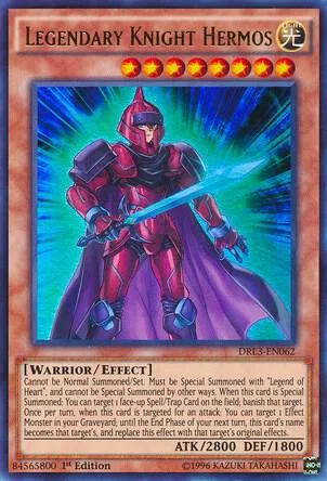 Legendary Knight Hermos DRL3-EN062 Yu-Gi-Oh card from Dragons of Legend: Unleashed