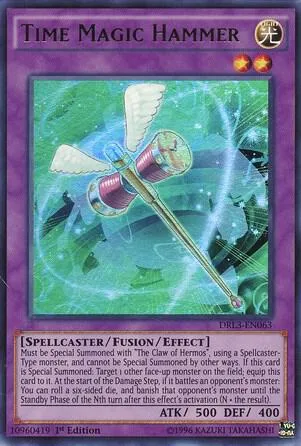 Time Magic Hammer DRL3-EN063 Yu-Gi-Oh card from Dragons of Legend: Unleashed