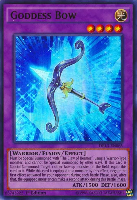 Goddess Bow DRL3-EN065 Yu-Gi-Oh card from Dragons of Legend: Unleashed