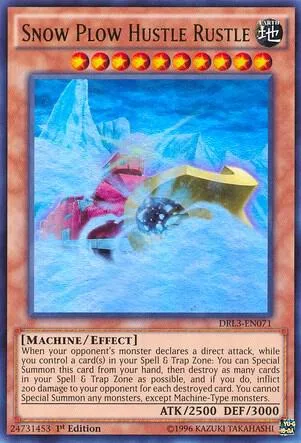 Snow Plow Hustle Rustle DRL3-EN071 Yu-Gi-Oh card from Dragons of Legend: Unleashed