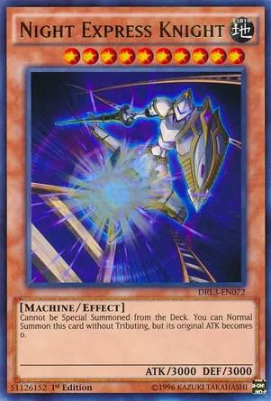 Night Express Knight DRL3-EN072 Yu-Gi-Oh card from Dragons of Legend: Unleashed