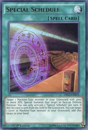 Special Schedule DRL3-EN073 Yu-Gi-Oh card from Dragons of Legend: Unleashed
