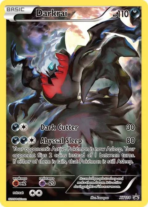 Darkrai #XY114 Holofoil Pokémon card from XY Promos