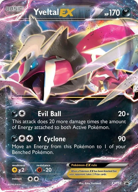 Yveltal EX - XY150 Shiny #XY150 Holofoil Pokémon card from XY Promos