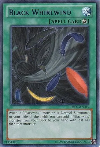 Black Whirlwind Purple DL15-EN015 Yu-Gi-Oh card from Duelist League Promo