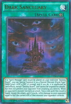 Dark Sanctuary DPRP-EN011 Yu-Gi-Oh card from Duelist Pack: Rivals of the Pharaoh
