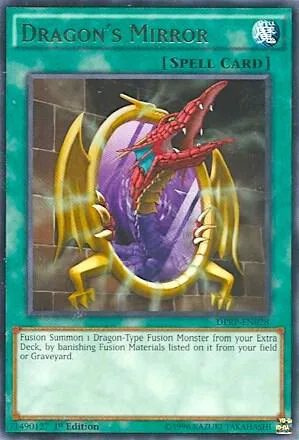 Dragon's Mirror DPRP-EN028 Yu-Gi-Oh card from Duelist Pack: Rivals of the Pharaoh