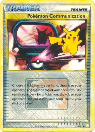 Pokemon Communication - 98/123 League Promo #098/123 Reverse Holofoil Pokémon card from League & Championship Cards