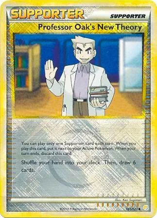Professor Oak's New Theory - 101/123 League Promo #101/123 Reverse Holofoil Pokémon card from League & Championship Cards