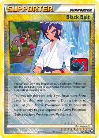 Black Belt - 85/102 League Promo #085/102 Reverse Holofoil Pokémon card from League & Championship Cards
