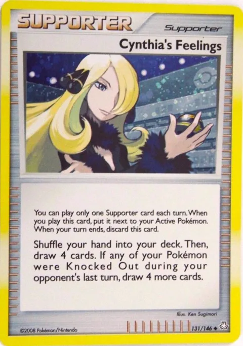 Cynthia's Feelings - 131/146 Cosmos Holofoil #131/146 Holofoil Pokémon card from Miscellaneous Cards & Products