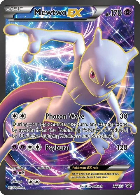 Mewtwo EX #XY125 Holofoil Pokémon card from XY Promos