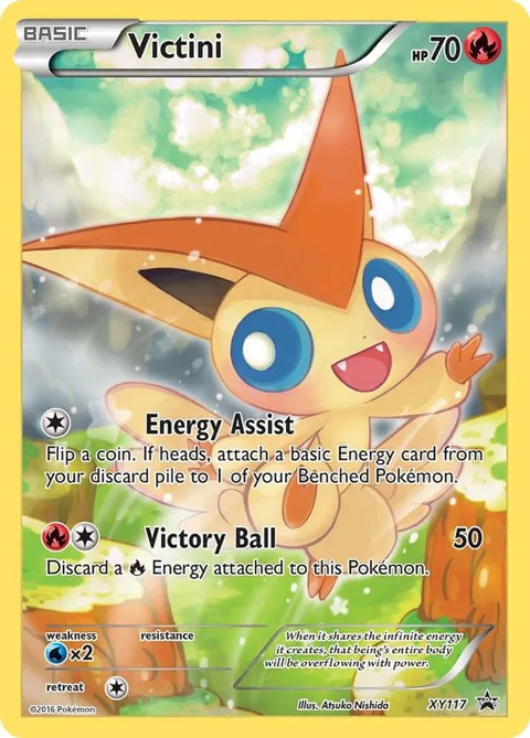 Victini #XY117 Holofoil Pokémon card from XY Promos
