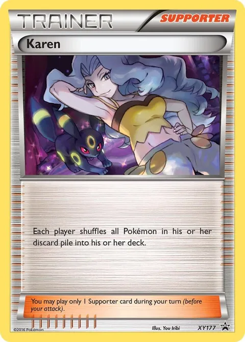 Karen #XY177 Pokémon card from XY Promos