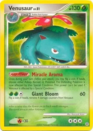 Venusaur Secret Wonders #020/132 Pokémon card from Deck Exclusives