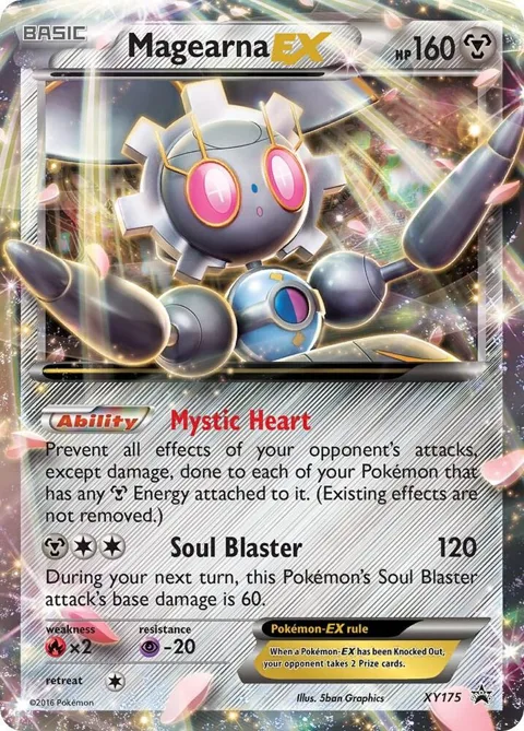 Magearna EX #XY175 Holofoil Pokémon card from XY Promos