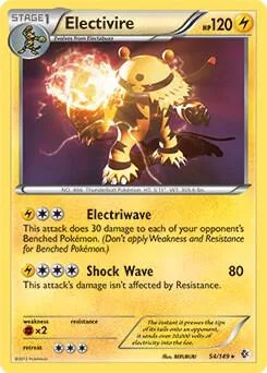 Electivire - 54/149 BW Boundaries Crossed #054/149 Pokémon card from Deck Exclusives