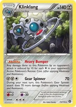 Klinklang - 73/114 XY Steam Siege #073/114 Pokémon card from Deck Exclusives