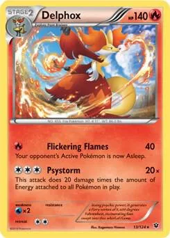 Delphox - 13/124 XY Fates Collide #013/124 Pokémon card from Deck Exclusives