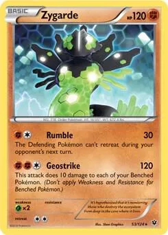Zygarde - 53/124 XY Fates Collide #053/124 Holofoil Pokémon card from Deck Exclusives
