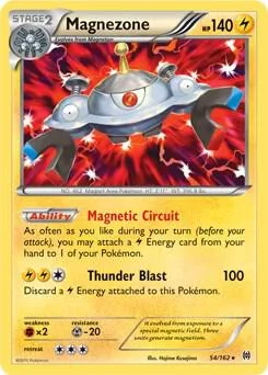 Magnezone - 54/162 XY BREAKthrough #054/162 Pokémon card from Deck Exclusives