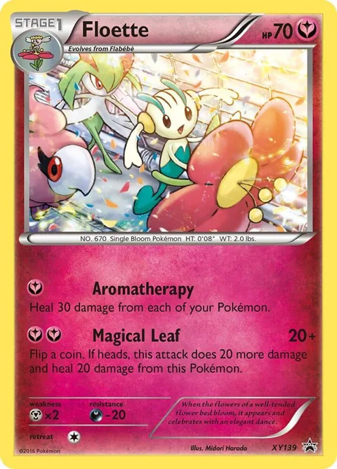 Floette #XY139 Holofoil Pokémon card from XY Promos