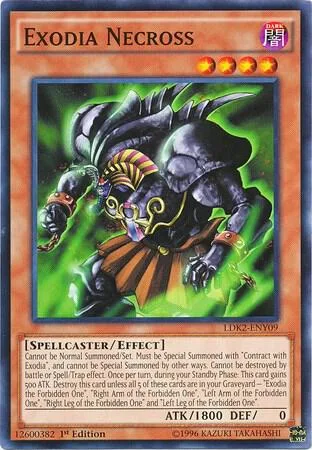Exodia Necross LDK2-ENY09 Yu-Gi-Oh card from Legendary Decks II