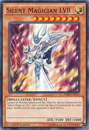 Silent Magician LV8 LDK2-ENY13 Yu-Gi-Oh card from Legendary Decks II