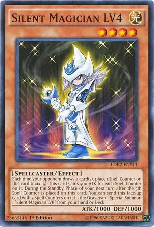 Silent Magician LV4 LDK2-ENY14 Yu-Gi-Oh card from Legendary Decks II