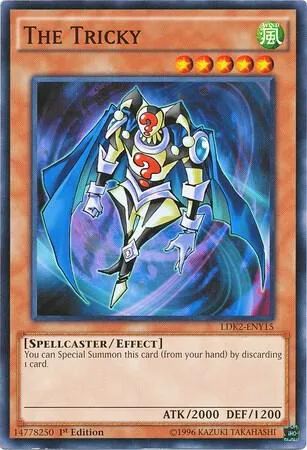 The Tricky LDK2-ENY15 Yu-Gi-Oh card from Legendary Decks II