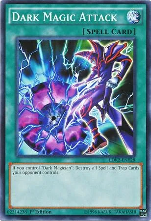 Dark Magic Attack LDK2-ENY28 Yu-Gi-Oh card from Legendary Decks II