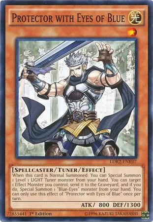 Protector with Eyes of Blue LDK2-ENK07 Yu-Gi-Oh card from Legendary Decks II