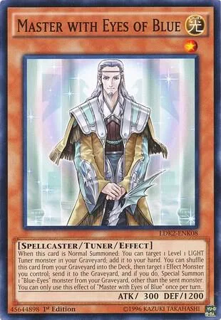 Master with Eyes of Blue LDK2-ENK08 Yu-Gi-Oh card from Legendary Decks II