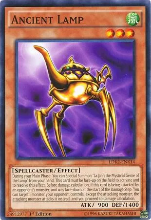 Ancient Lamp LDK2-ENK14 Yu-Gi-Oh card from Legendary Decks II