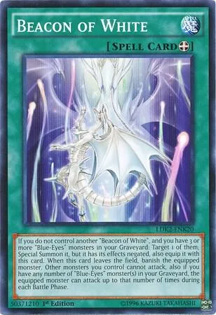 Beacon of White LDK2-ENK20 Yu-Gi-Oh card from Legendary Decks II