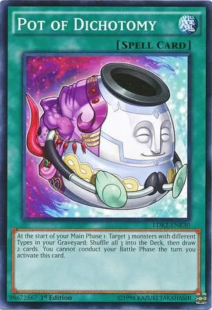 Pot of Dichotomy LDK2-ENK30 Yu-Gi-Oh card from Legendary Decks II